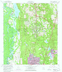 Orange City Florida Historical topographic map, 1:24000 scale, 7.5 X 7.5 Minute, Year 1964