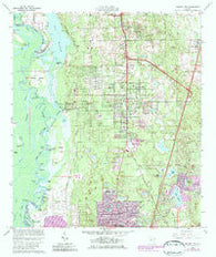 Orange City Florida Historical topographic map, 1:24000 scale, 7.5 X 7.5 Minute, Year 1964