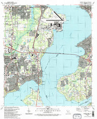 Orange Park Florida Historical topographic map, 1:24000 scale, 7.5 X 7.5 Minute, Year 1993