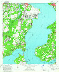 Orange Park Florida Historical topographic map, 1:24000 scale, 7.5 X 7.5 Minute, Year 1964