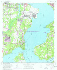 Orange Park Florida Historical topographic map, 1:24000 scale, 7.5 X 7.5 Minute, Year 1964