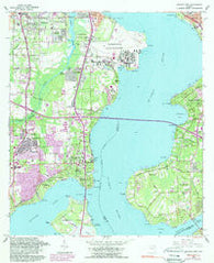 Orange Park Florida Historical topographic map, 1:24000 scale, 7.5 X 7.5 Minute, Year 1964