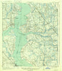Orange Park Florida Historical topographic map, 1:62500 scale, 15 X 15 Minute, Year 1918