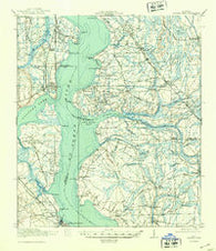 Orange Park Florida Historical topographic map, 1:62500 scale, 15 X 15 Minute, Year 1918