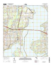 Orange Park Florida Current topographic map, 1:24000 scale, 7.5 X 7.5 Minute, Year 2015