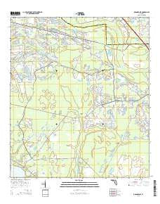 Orangedale Florida Current topographic map, 1:24000 scale, 7.5 X 7.5 Minute, Year 2015