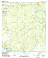 Orangedale Florida Historical topographic map, 1:24000 scale, 7.5 X 7.5 Minute, Year 1993