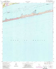 Oriole Beach Florida Historical topographic map, 1:24000 scale, 7.5 X 7.5 Minute, Year 1969