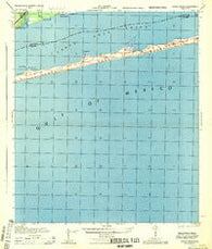 Oriole Beach Florida Historical topographic map, 1:25000 scale, 7.5 X 7.5 Minute, Year 1944