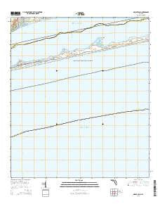 Oriole Beach Florida Current topographic map, 1:24000 scale, 7.5 X 7.5 Minute, Year 2015