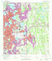 Orlando East Florida Historical topographic map, 1:24000 scale, 7.5 X 7.5 Minute, Year 1956