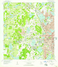 Orlando West Florida Historical topographic map, 1:24000 scale, 7.5 X 7.5 Minute, Year 1956