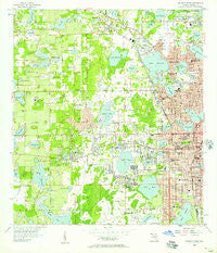 Orlando West Florida Historical topographic map, 1:24000 scale, 7.5 X 7.5 Minute, Year 1956