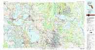 Orlando Florida Historical topographic map, 1:100000 scale, 30 X 60 Minute, Year 1979