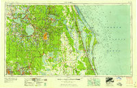 Orlando Florida Historical topographic map, 1:250000 scale, 1 X 2 Degree, Year 1958