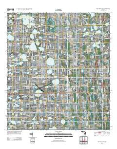 Orlando East Florida Historical topographic map, 1:24000 scale, 7.5 X 7.5 Minute, Year 2012