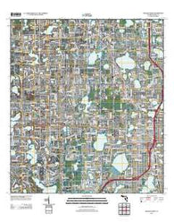 Orlando West Florida Historical topographic map, 1:24000 scale, 7.5 X 7.5 Minute, Year 2012