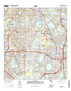 Orlando West Florida Current topographic map, 1:24000 scale, 7.5 X 7.5 Minute, Year 2015