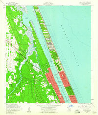 Ormond Beach Florida Historical topographic map, 1:24000 scale, 7.5 X 7.5 Minute, Year 1956