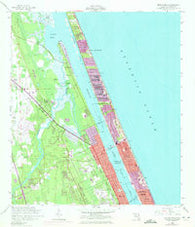 Ormond Beach Florida Historical topographic map, 1:24000 scale, 7.5 X 7.5 Minute, Year 1956