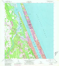 Ormond Beach Florida Historical topographic map, 1:24000 scale, 7.5 X 7.5 Minute, Year 1956