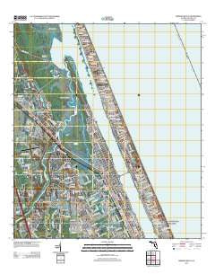 Ormond Beach Florida Historical topographic map, 1:24000 scale, 7.5 X 7.5 Minute, Year 2012