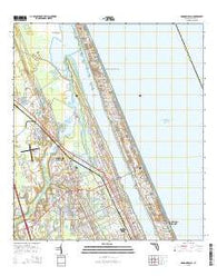 Ormond Beach Florida Current topographic map, 1:24000 scale, 7.5 X 7.5 Minute, Year 2015