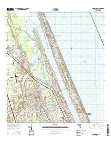 Ormond Beach Florida Current topographic map, 1:24000 scale, 7.5 X 7.5 Minute, Year 2015