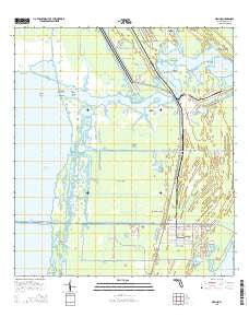 Orsino Florida Current topographic map, 1:24000 scale, 7.5 X 7.5 Minute, Year 2015