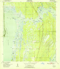Orsino Florida Historical topographic map, 1:24000 scale, 7.5 X 7.5 Minute, Year 1951