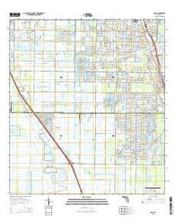 Oslo Florida Current topographic map, 1:24000 scale, 7.5 X 7.5 Minute, Year 2015