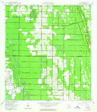 Oslo Florida Historical topographic map, 1:24000 scale, 7.5 X 7.5 Minute, Year 1949