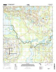 Osteen Florida Current topographic map, 1:24000 scale, 7.5 X 7.5 Minute, Year 2015