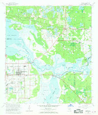 Osteen Florida Historical topographic map, 1:24000 scale, 7.5 X 7.5 Minute, Year 1965