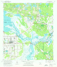 Osteen Florida Historical topographic map, 1:24000 scale, 7.5 X 7.5 Minute, Year 1965