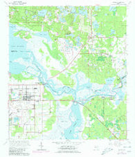 Osteen Florida Historical topographic map, 1:24000 scale, 7.5 X 7.5 Minute, Year 1965