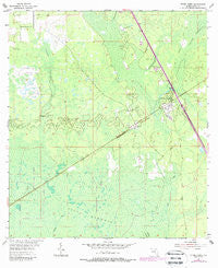 Otter Creek Florida Historical topographic map, 1:24000 scale, 7.5 X 7.5 Minute, Year 1954