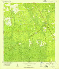 Otter Creek Florida Historical topographic map, 1:24000 scale, 7.5 X 7.5 Minute, Year 1954
