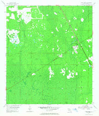 Otter Creek Florida Historical topographic map, 1:24000 scale, 7.5 X 7.5 Minute, Year 1954