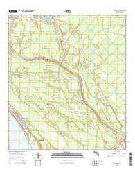 Overstreet Florida Current topographic map, 1:24000 scale, 7.5 X 7.5 Minute, Year 2015