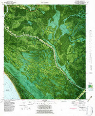 Overstreet Florida Historical topographic map, 1:24000 scale, 7.5 X 7.5 Minute, Year 1982