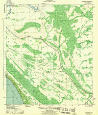 Overstreet Florida Historical topographic map, 1:31680 scale, 7.5 X 7.5 Minute, Year 1943
