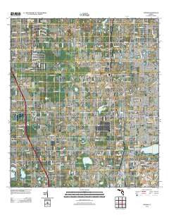 Oxford Florida Historical topographic map, 1:24000 scale, 7.5 X 7.5 Minute, Year 2012