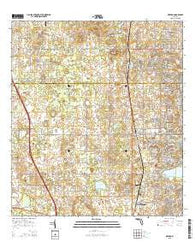 Oxford Florida Current topographic map, 1:24000 scale, 7.5 X 7.5 Minute, Year 2015