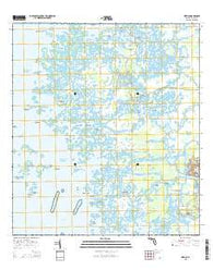Ozello Florida Current topographic map, 1:24000 scale, 7.5 X 7.5 Minute, Year 2015
