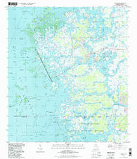 Ozello Florida Historical topographic map, 1:24000 scale, 7.5 X 7.5 Minute, Year 1994