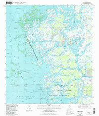 Ozello Florida Historical topographic map, 1:24000 scale, 7.5 X 7.5 Minute, Year 1994