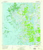 Ozello Florida Historical topographic map, 1:24000 scale, 7.5 X 7.5 Minute, Year 1954