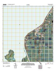 Pahokee Florida Historical topographic map, 1:24000 scale, 7.5 X 7.5 Minute, Year 2012