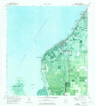 Pahokee Florida Historical topographic map, 1:24000 scale, 7.5 X 7.5 Minute, Year 1970